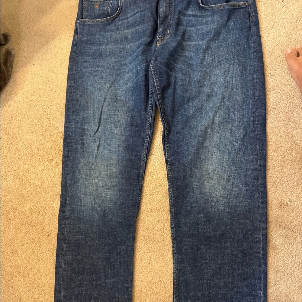 Gant Men's Dark Blue Bootcut Jeans